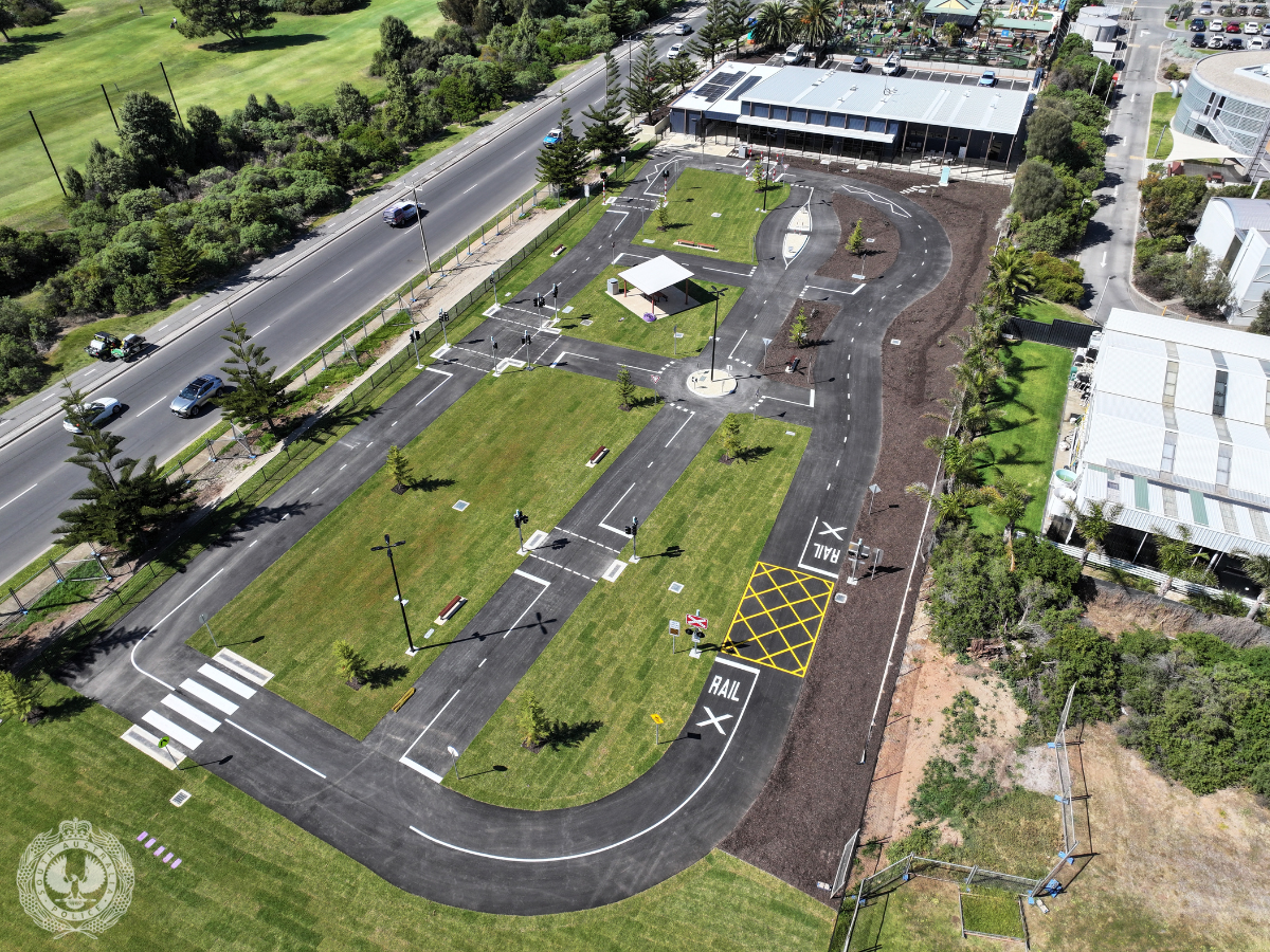 Road Safety Centre West Beach aerial view