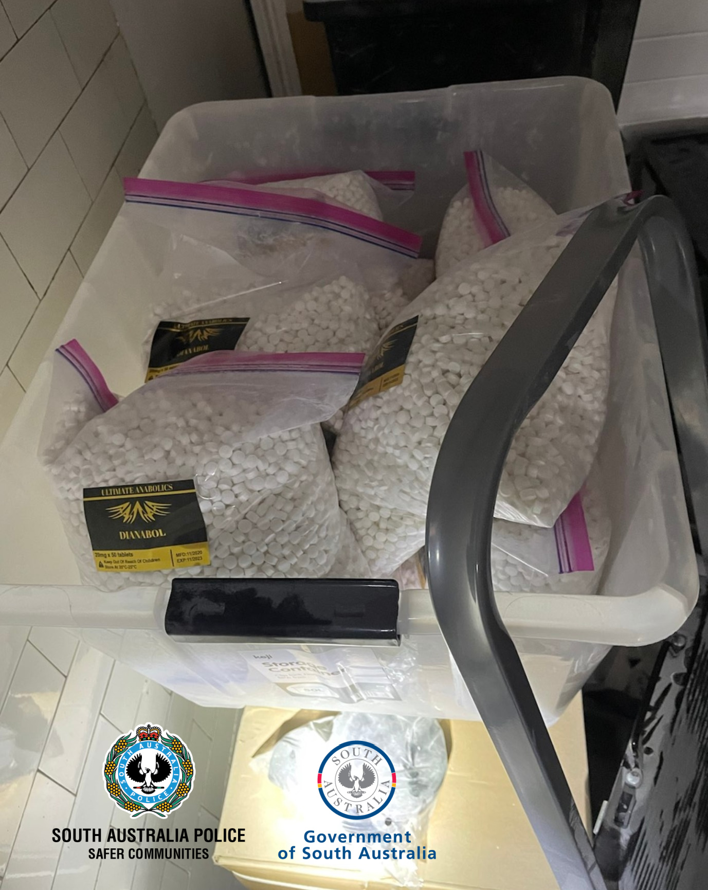 More than 320,000 steroid tablets seized in Prospect drug bust