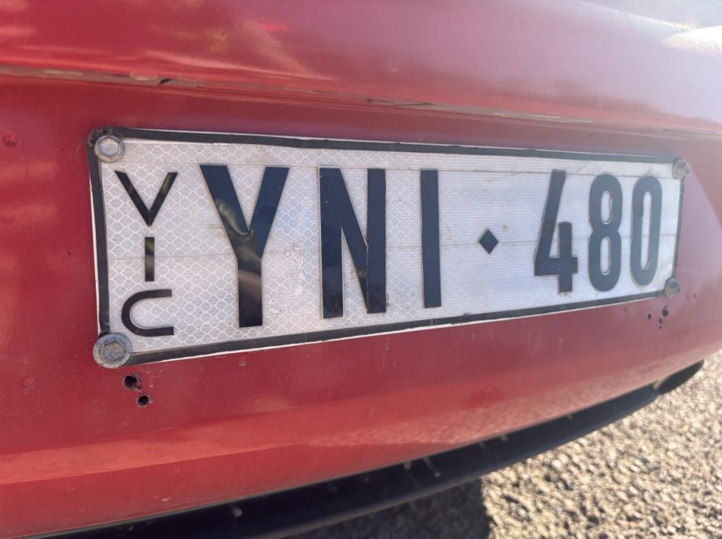 number plate